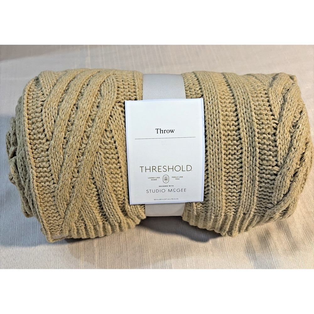 Threshold™ Throw Blanket Designed with Studio McGee – Textured Knit Throw